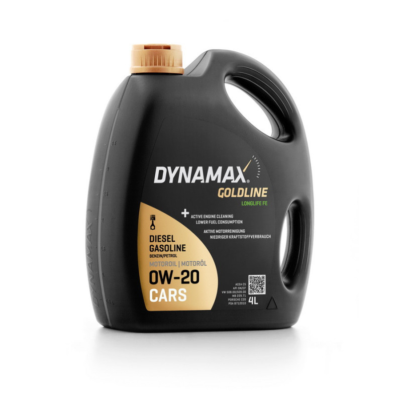 DYNAMAX GOLDLINE LONGLIFE  FE 0W20  4 L