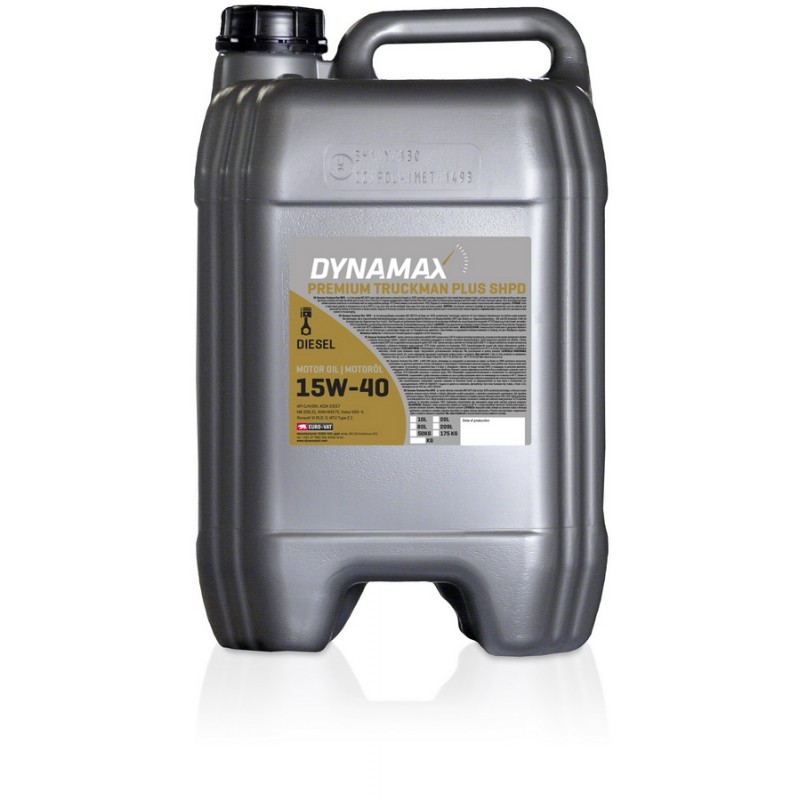 DYNAMAX PREMIUM TRUCKMAN PLUS SHPD 15W40  20 L